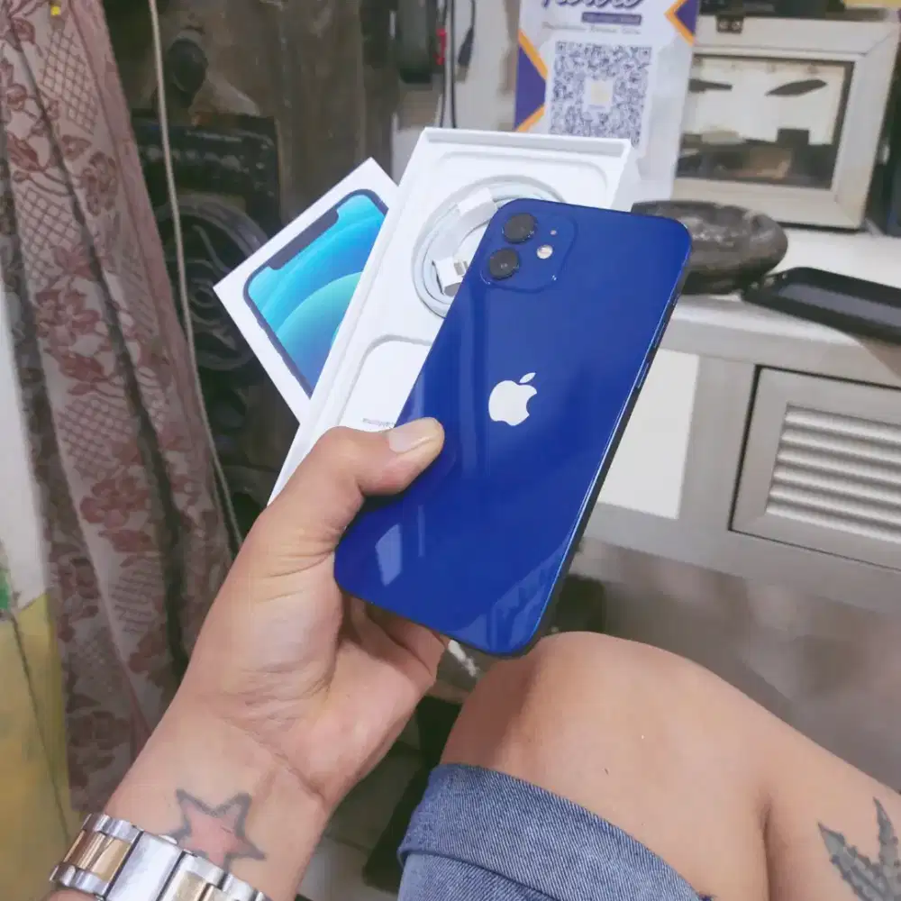 IPHone 12 128gb fulset mulus all Op nominus