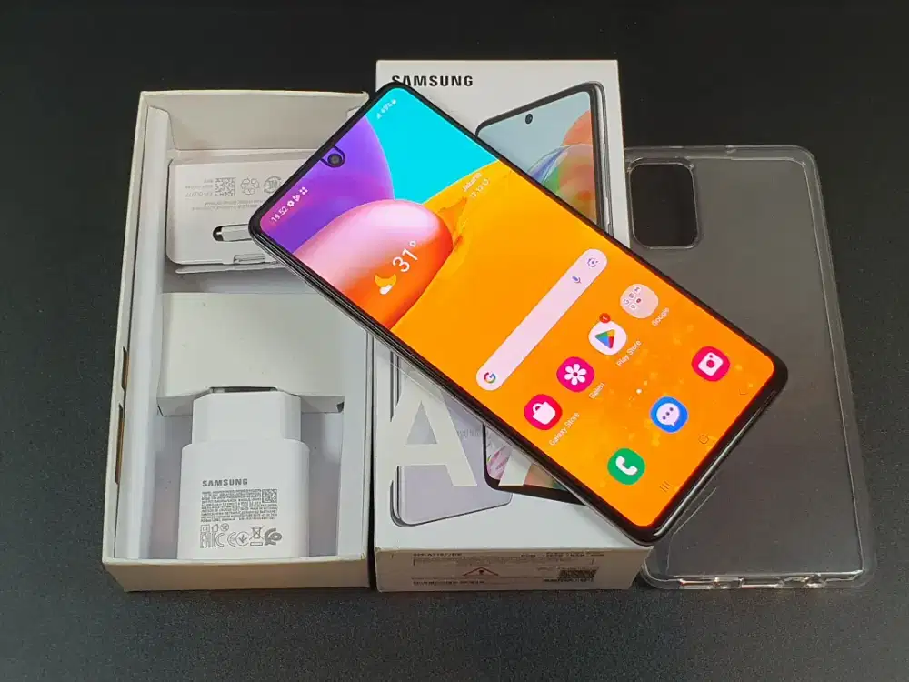 Samsung Galaxy A71 NFC 8/128 mulus fullset Resmi SEIN