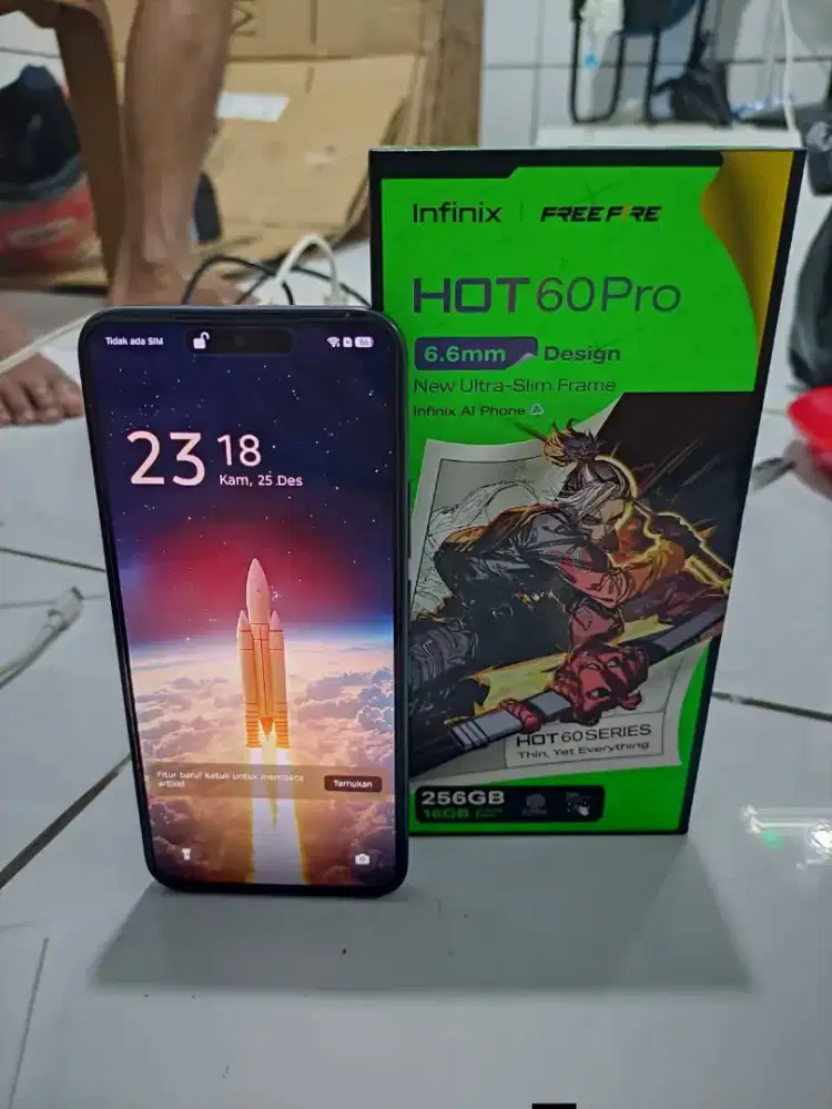 Infinix hot 60pro 8/256 fullset muluus