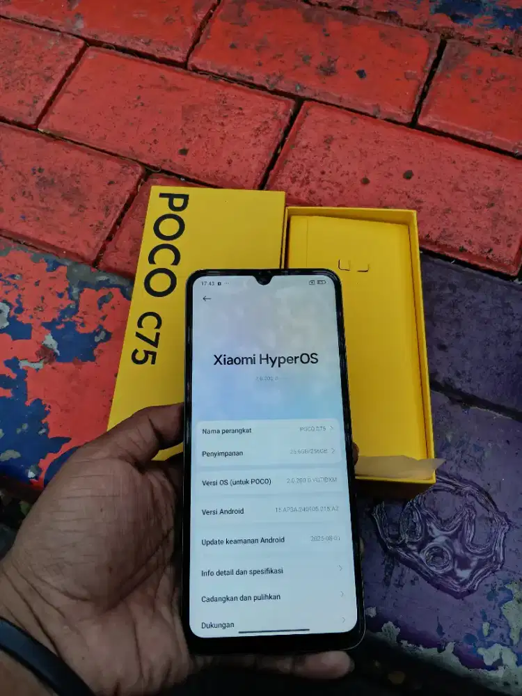 Poco C75 ram 8/256