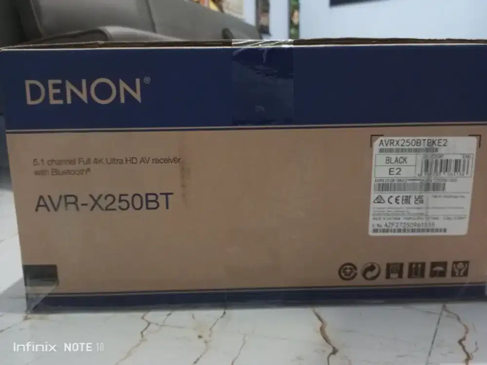Jual denon avr 250 bt
