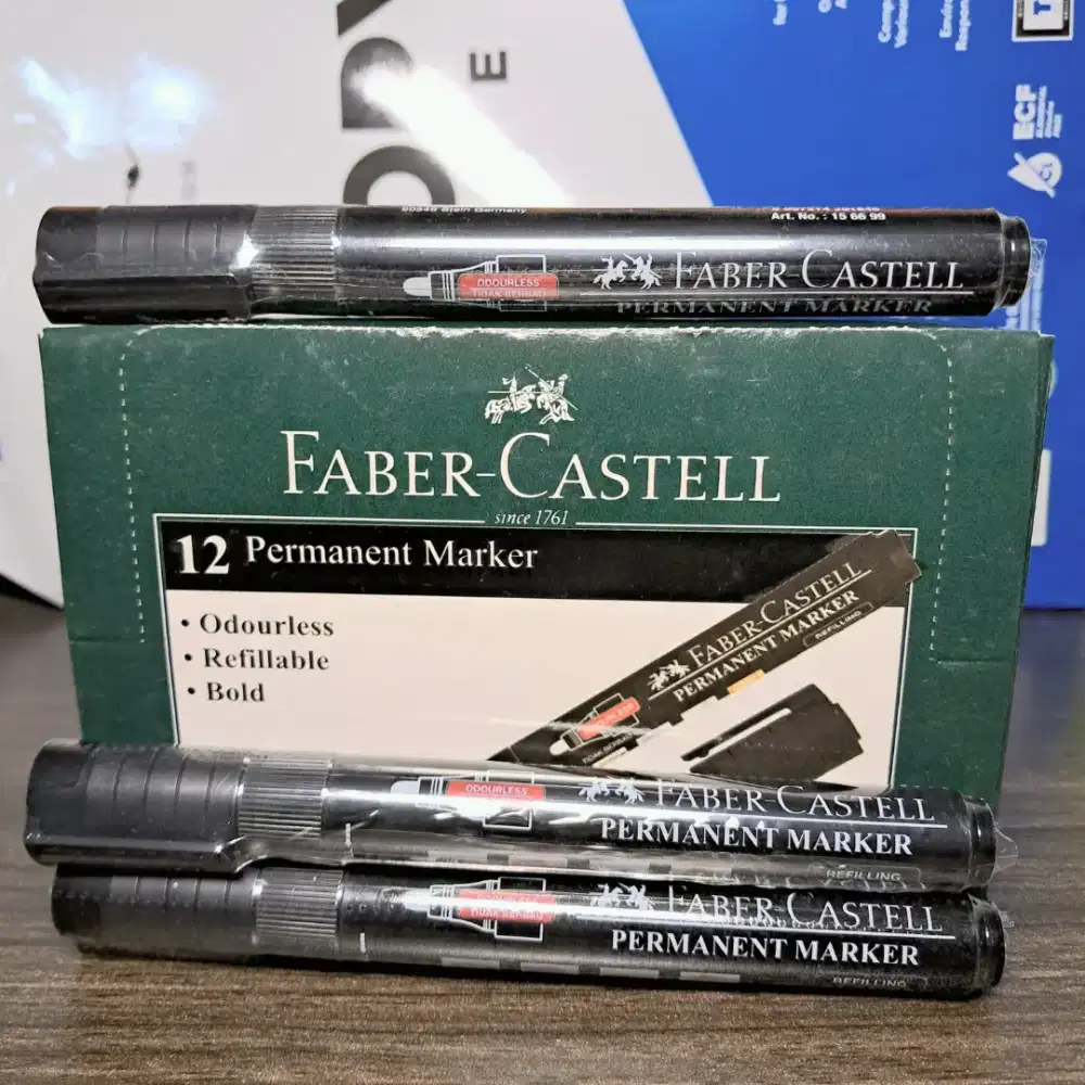 Faber castell permanent marker 1 pack (12pcs)