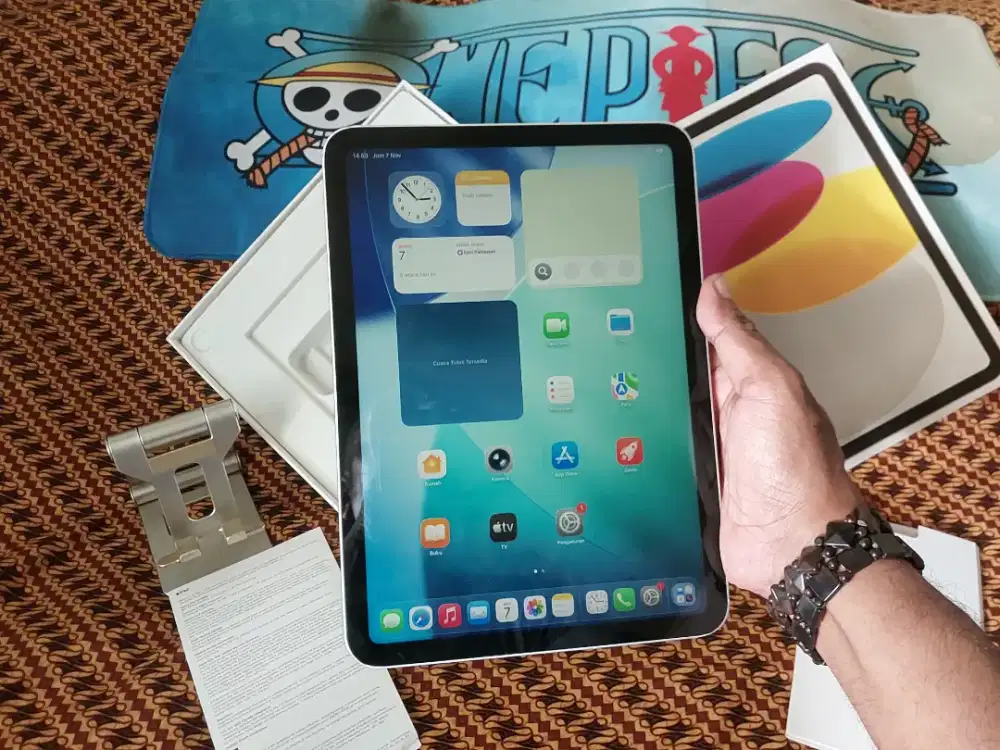 IPAD 10 64GB 2021 WIFI CELL SILVER INTER BEACUK DUSBOOK ONLY NO MINUS