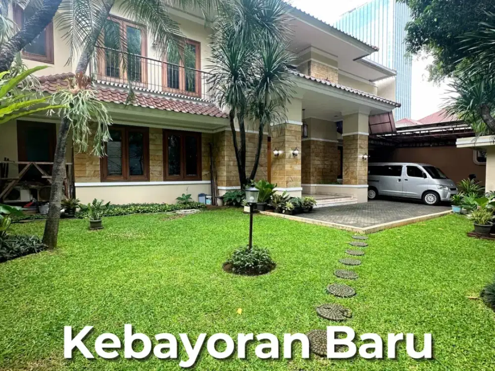 Rumah Mewah Siap Huni Area Kebayoran Baru Jakarta Selatan