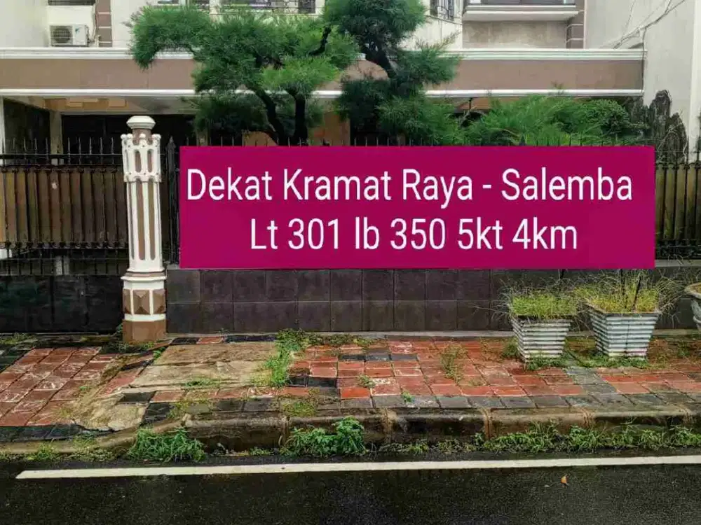 Rumah Mewah Area Menteng - Salemba Jakarta pusat