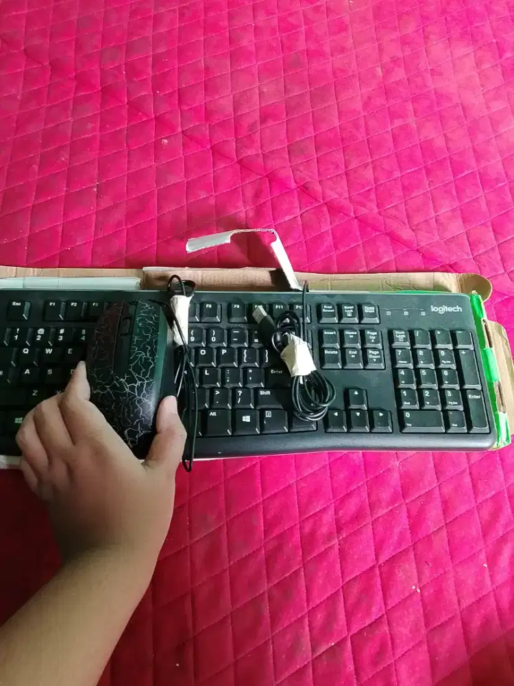 Dijual Keyboard dan mouse gaming usb