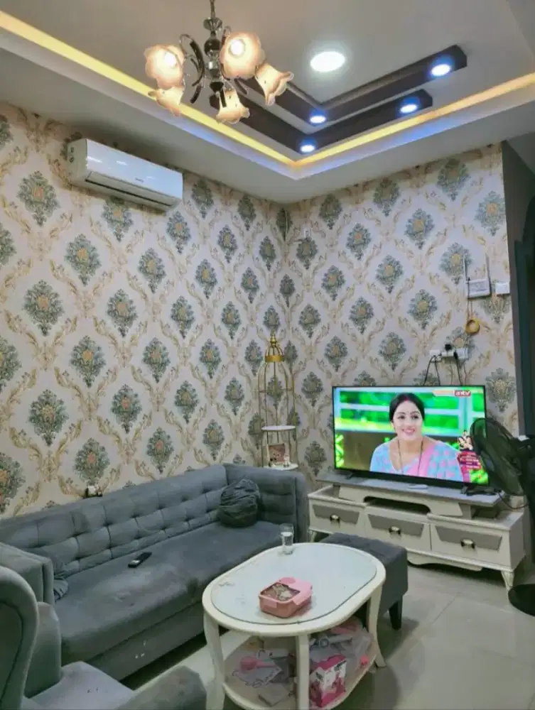 Wallpaper kaca film vinil lantai