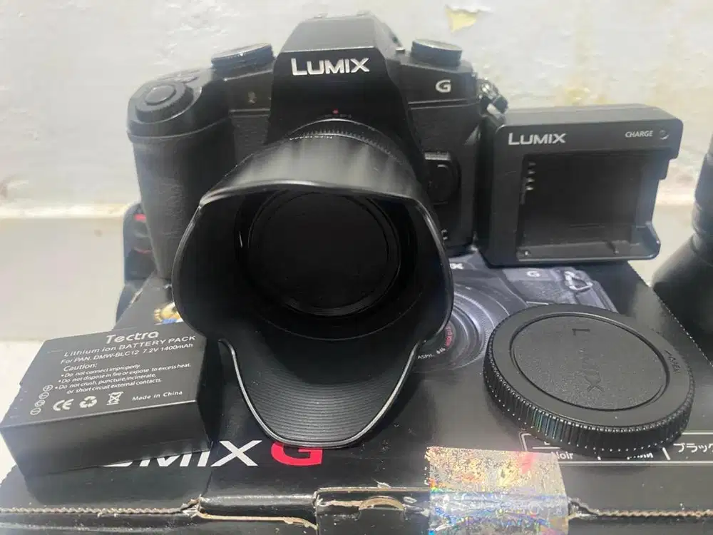 Dijual Kamera Mirrorles Panasonic Lumix G85K fullset lensa