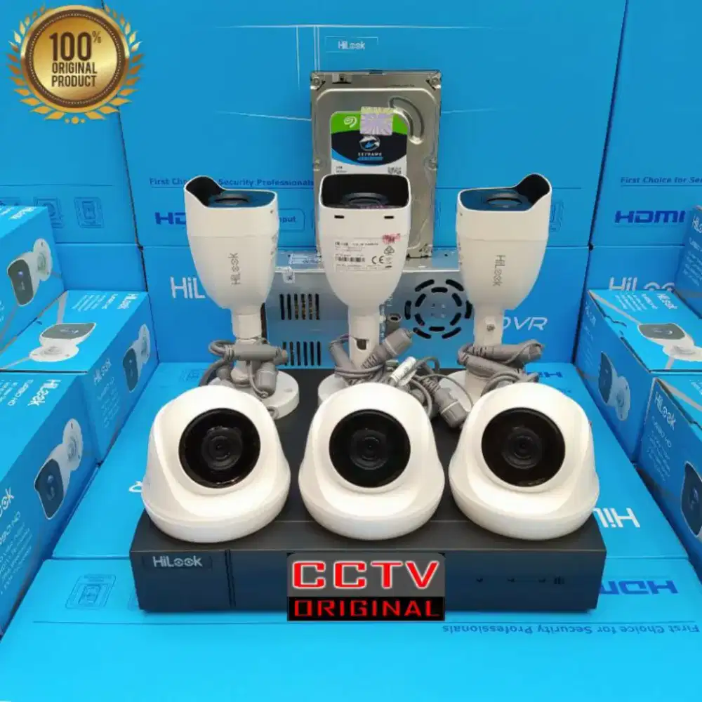 PAKETAN KAMERA CCTV 2MP KOMPLIT PLUS PASANG