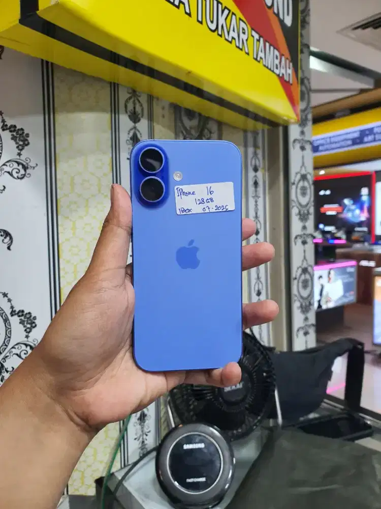 Iphone 16 128 GB Resmi iBox Garansi Juli 2026