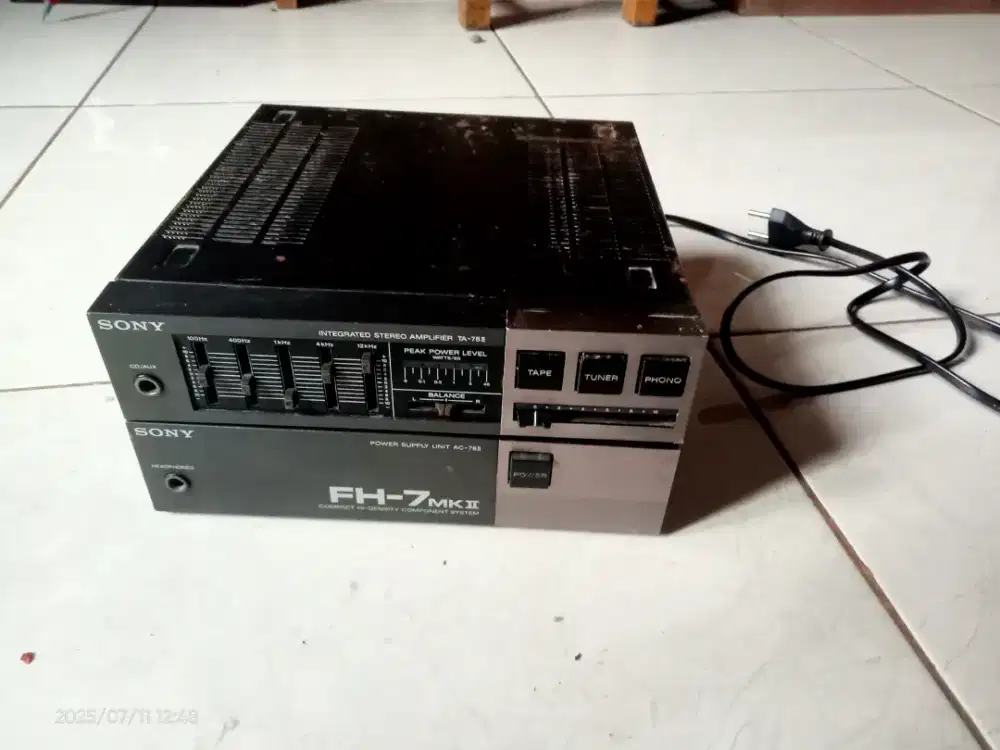 Power amplifier sony fh 7