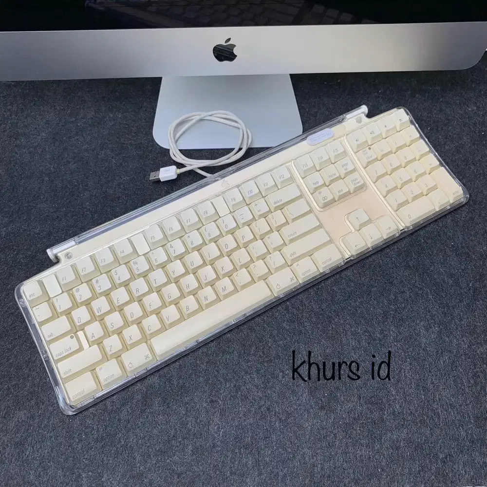 apple pro keyboard copotan imac g4 2002 - rare collection