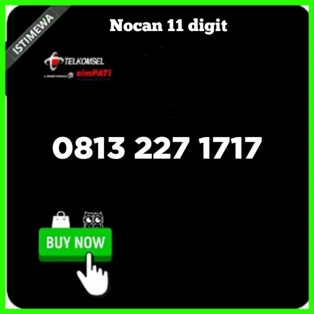Nomor Cantik simpati Telkomsel 11 digit