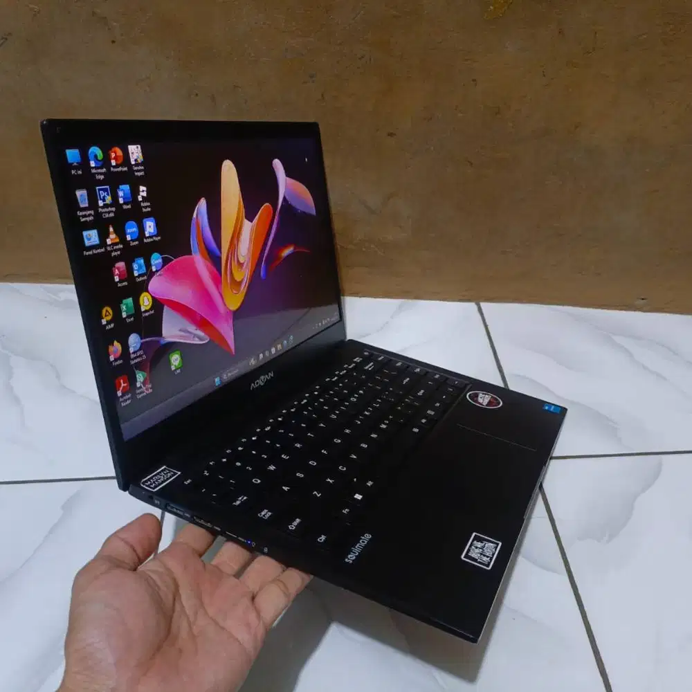 laptop advan soulmate th 2023 intel celeron ram 8gb ddr4  nvme 128gb