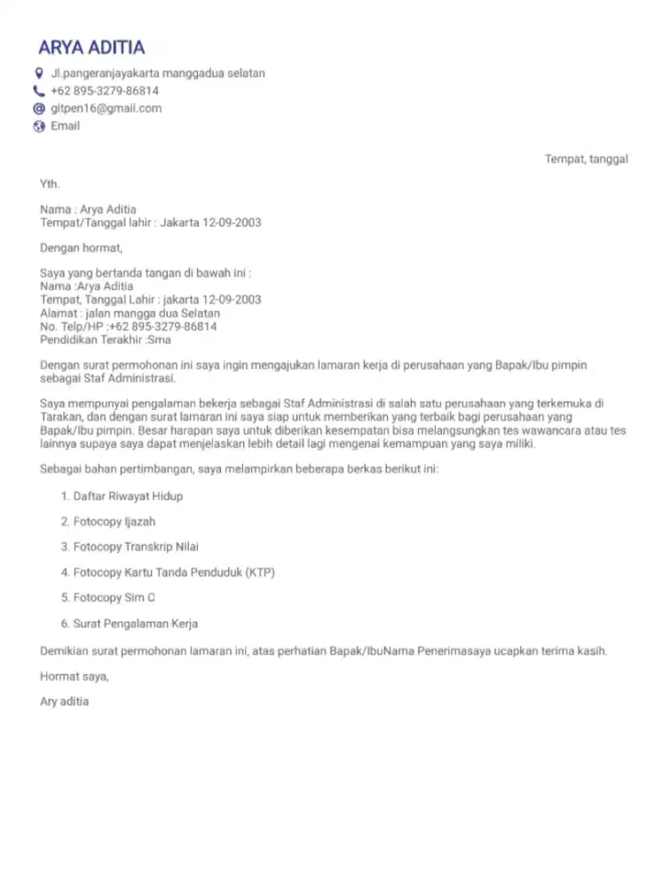 Mencari-cari lowongan