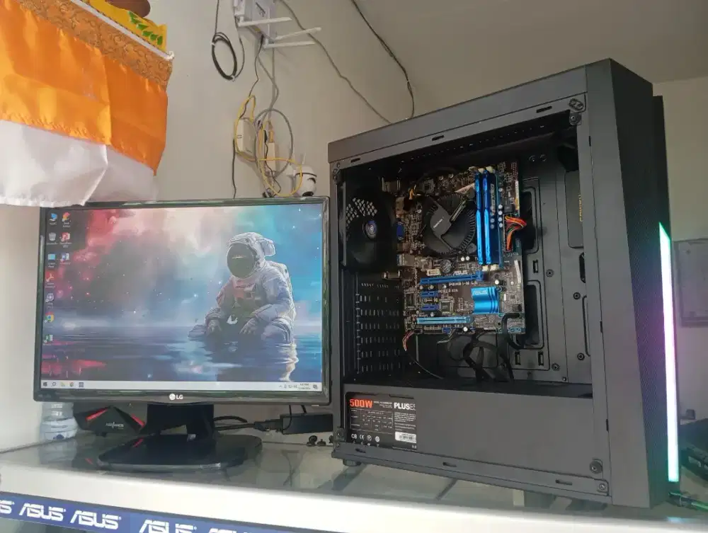 KOMPUTER GAME FULLSET Core i7 RAM 16GB SSD 240GB HARDISK 500GB