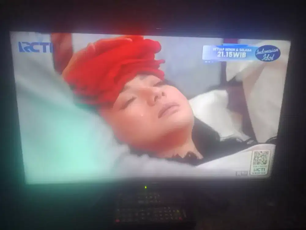 TV LED SHARP 24 INCH ANALOG NORMAL MULUS KEL.REMOTE PLUS STB & ANTENA