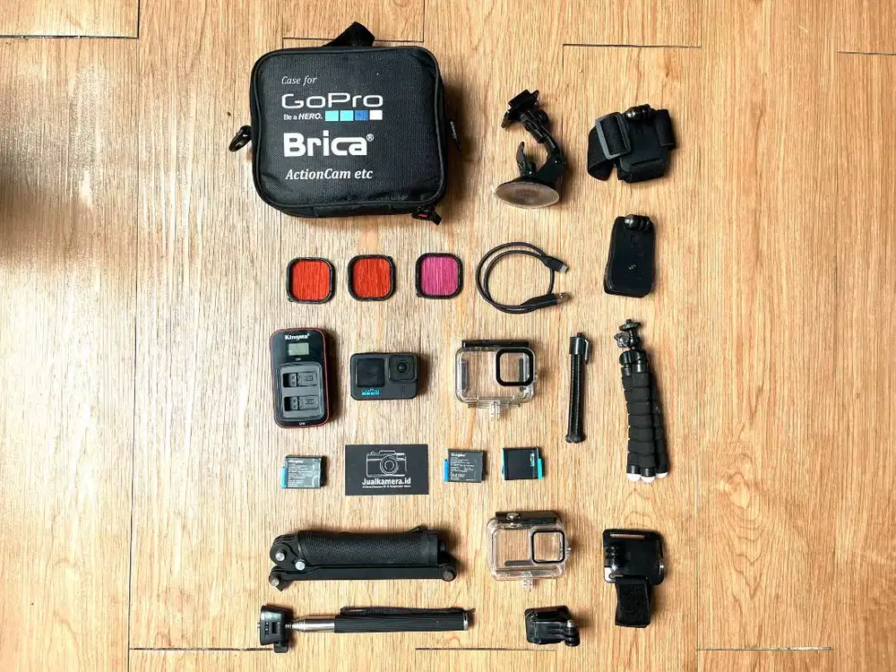 PAKET KOMPLIT GOPRO HERO 10 FULLSET MULUS DOFF BONUS BANYAKK MURAH
