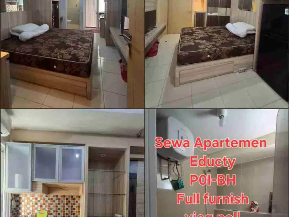 menyewakan apartemen educity 1BR bulanan by citihome