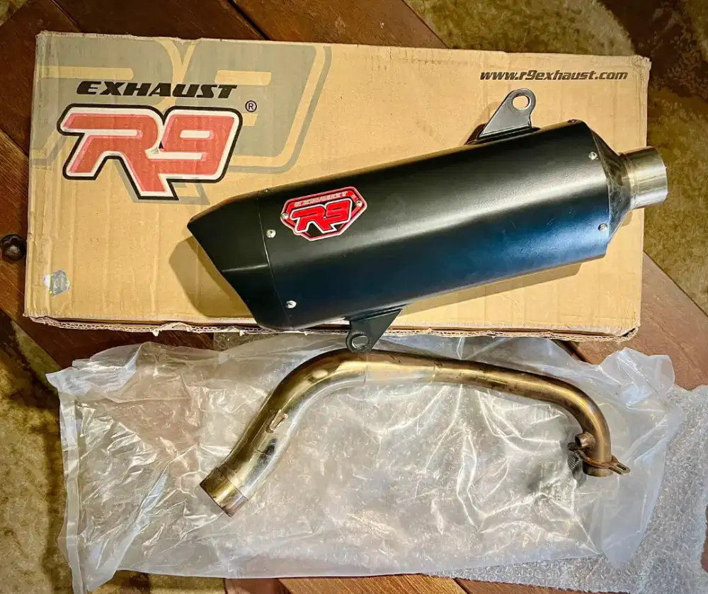 Knalpot Exhaust R9 Second Bagus!