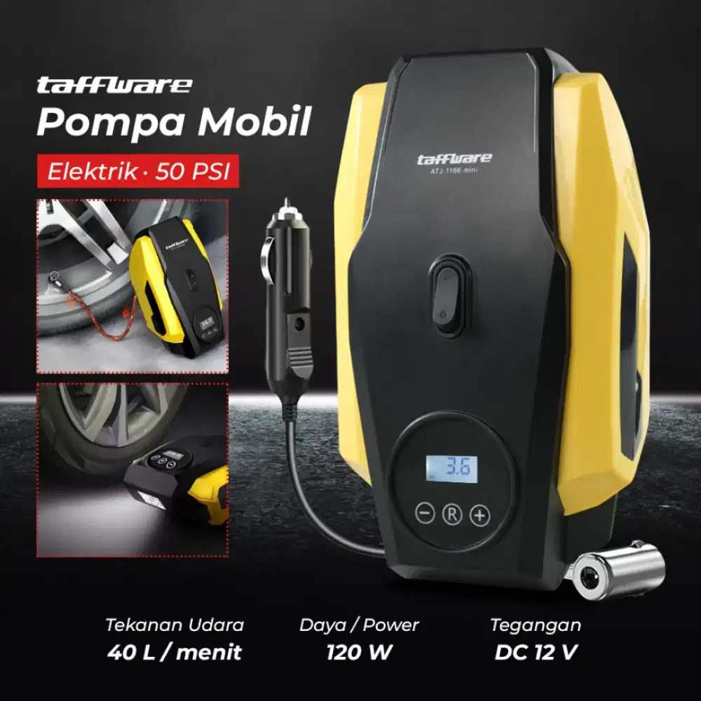 Pompa Ban Mobil Elektrik Portable Air Compressor