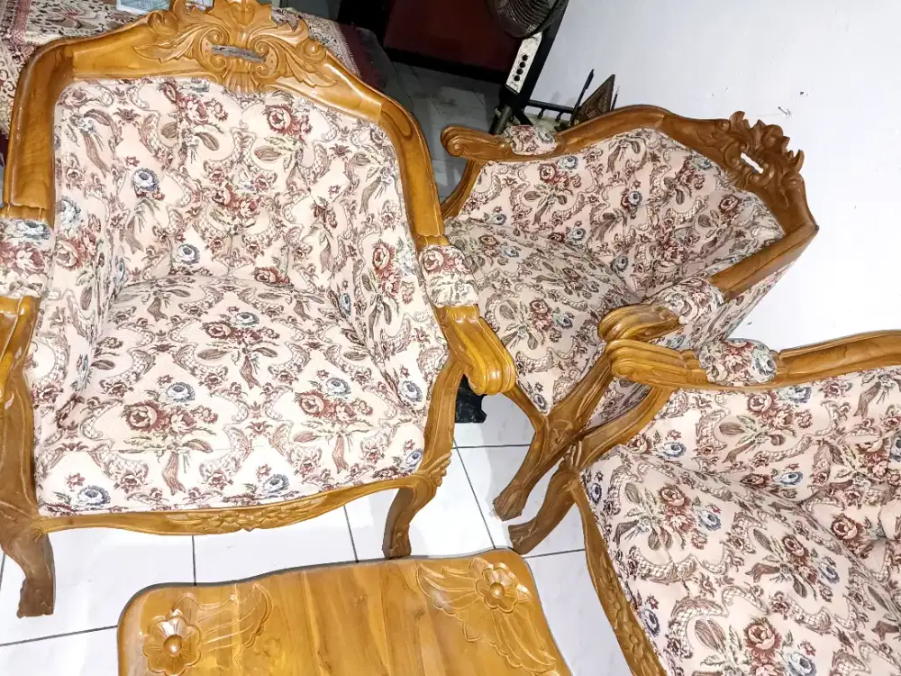Sofa Kayu Jati Vintage