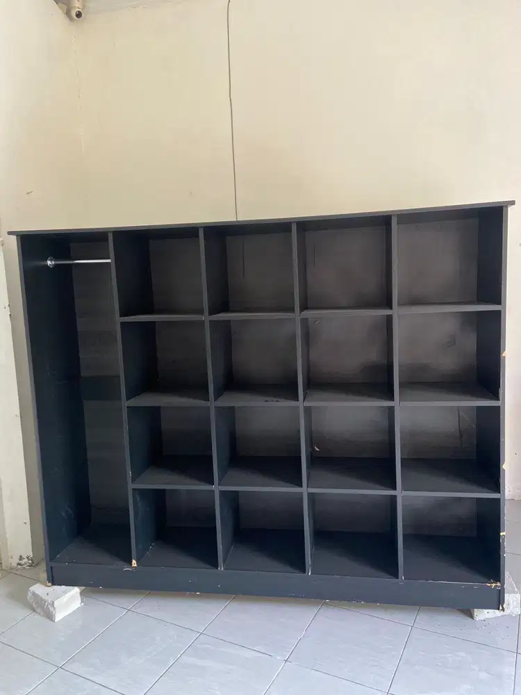 Rak laundry hitam custom