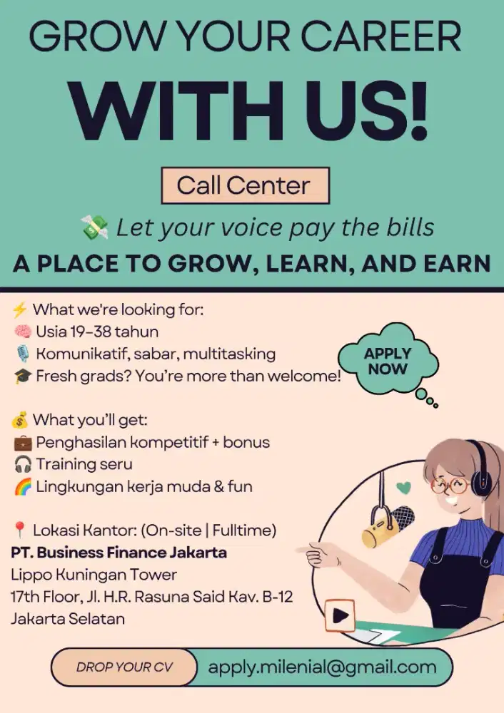 Call Center Jakarta - Talk Smart, Earn Smart