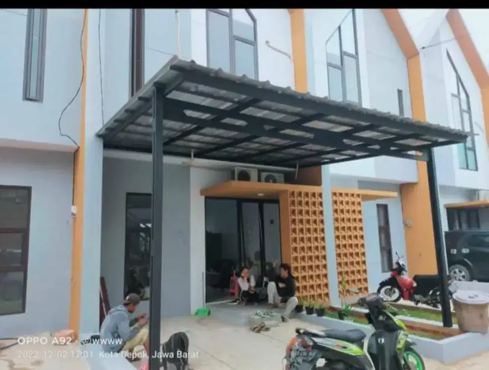 Canopi spandek minimalis