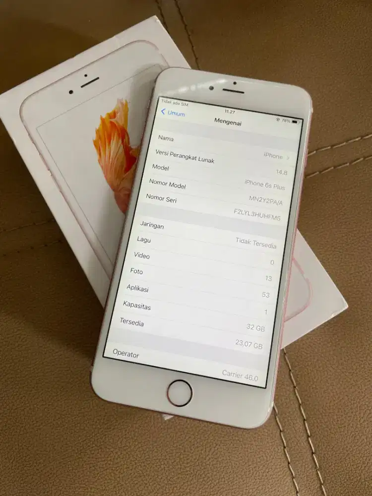 iphone 6s plus 32gb resmi ibox fullset istimewa