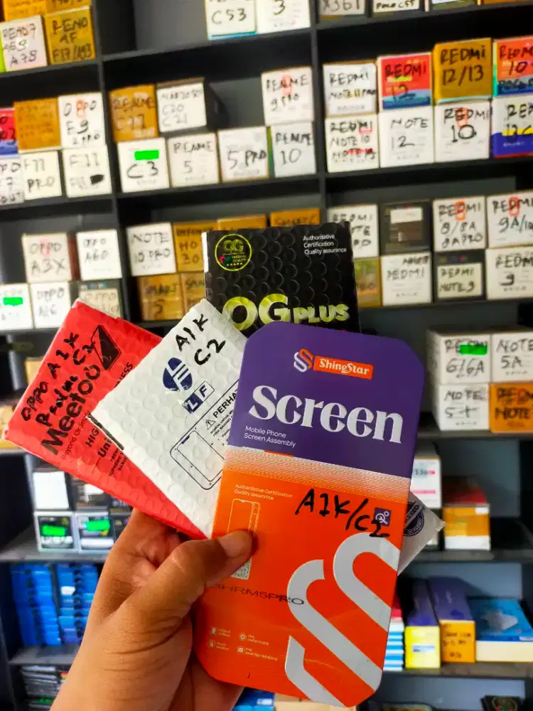 Lcd Oppo A1k dan realme c2