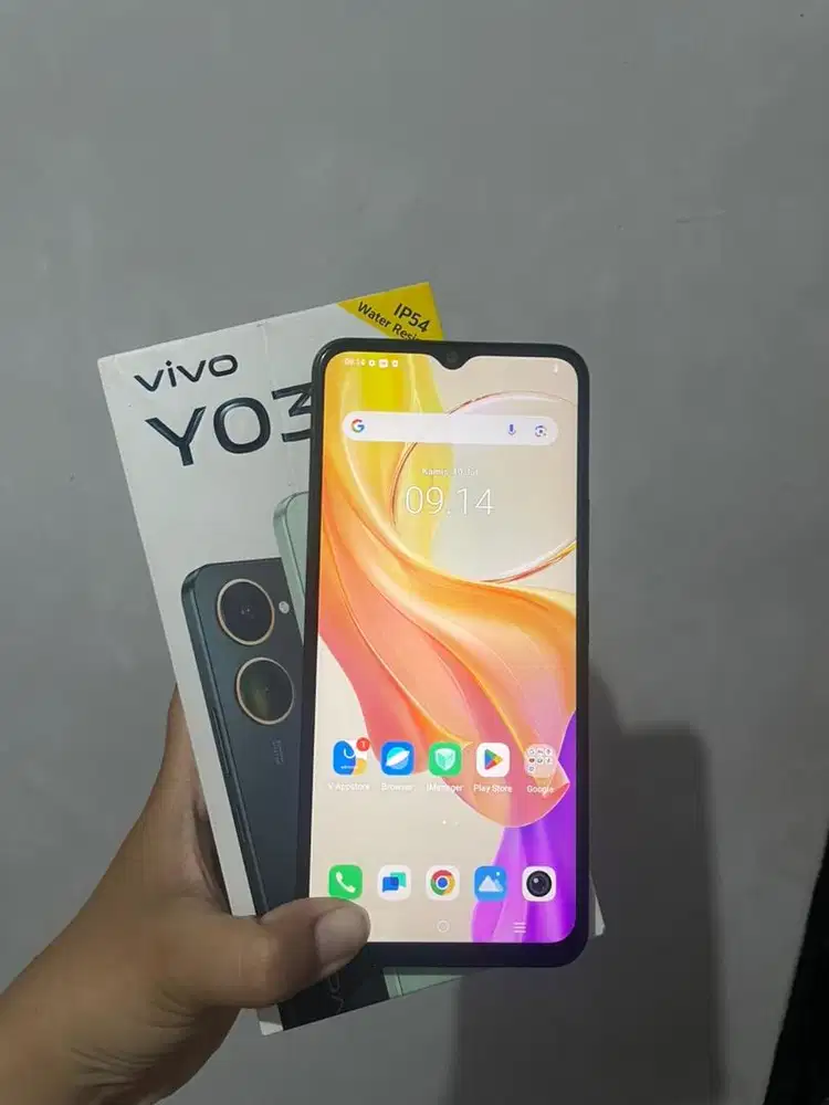 Vivo Y03 4/64 Fullset Mulus Murah