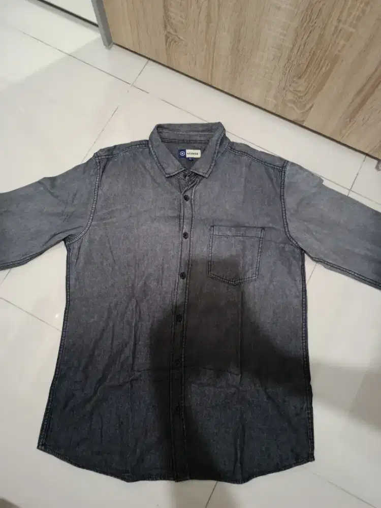 KEMEJA NEVADA WARNA ABU ABU