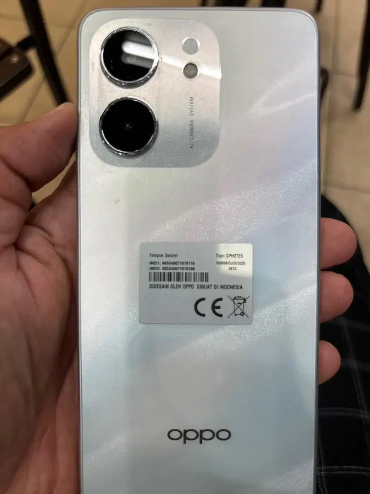 oppo A3x mulus lgkp smua ori bawaan, grs panjang