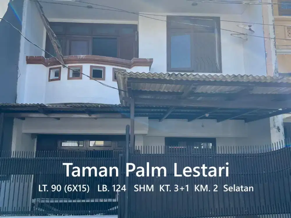 Rumah Termurah di Komplek Taman Palm Lestari, Cengkareng, Jakbar