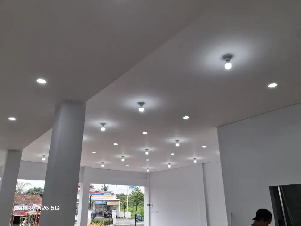 spesialis pemasangan plafon gypsum terima jadi langsung tukang