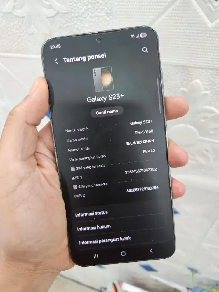 Samsung s23 plus 5g resmi Indonesia