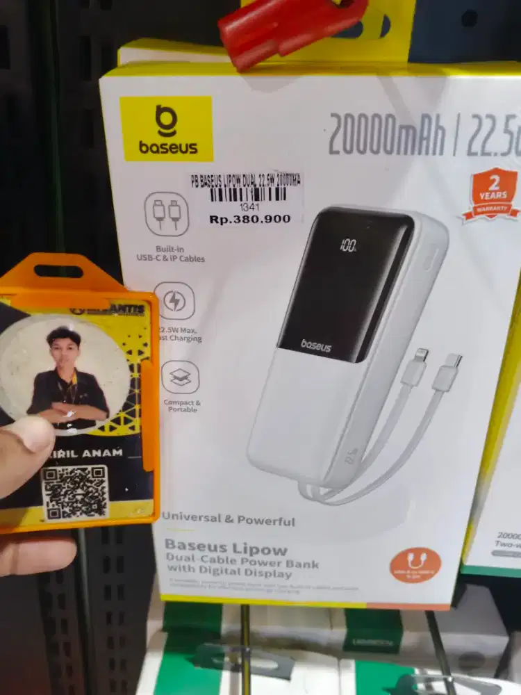 POWERBANK BASEUS LIPOW DUAL 22.5Watt 20.000Mah