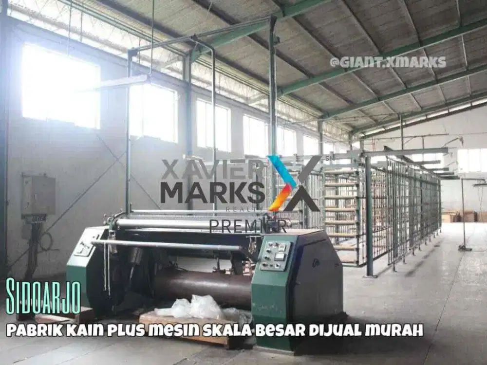 Jual Cepat Pabrik Aktif plus mesin produksi di Sidoarjo Jawa Timur