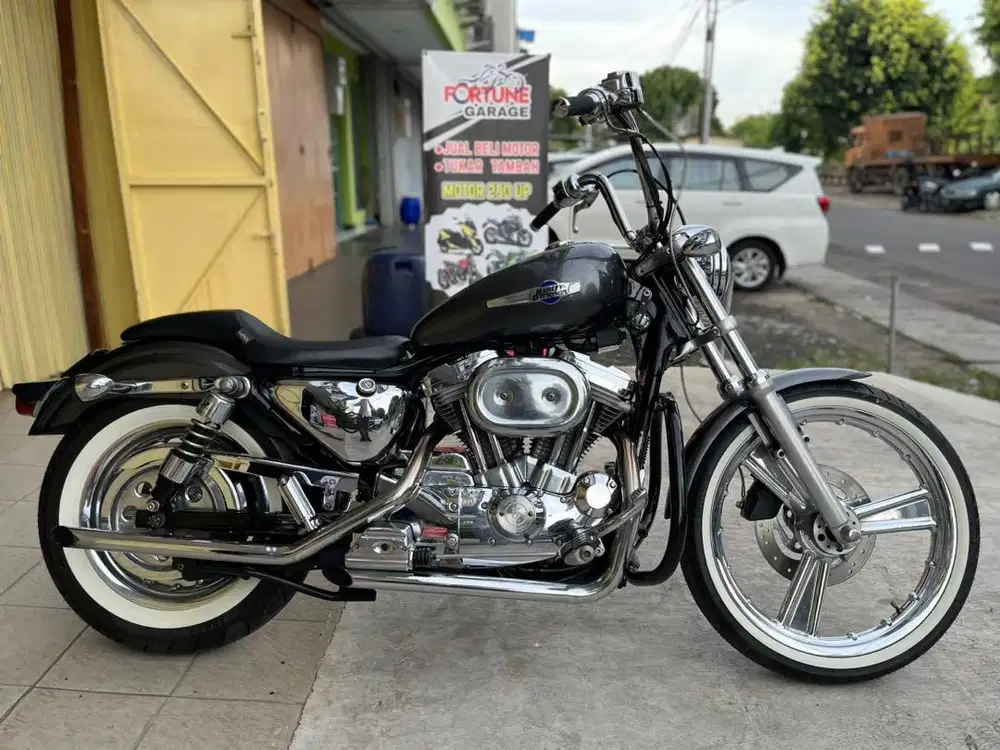 HARLEY DAVIDSON XL 883 KARBU 2000 ABU FULL PAPER ANTIK SPORTSTER IRON