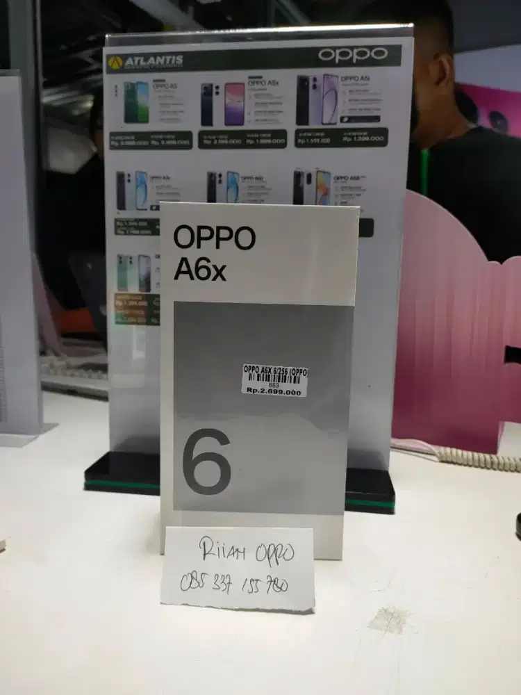 Oppo A6X Ram 6/256gb ATLANTIS DAHSYAT