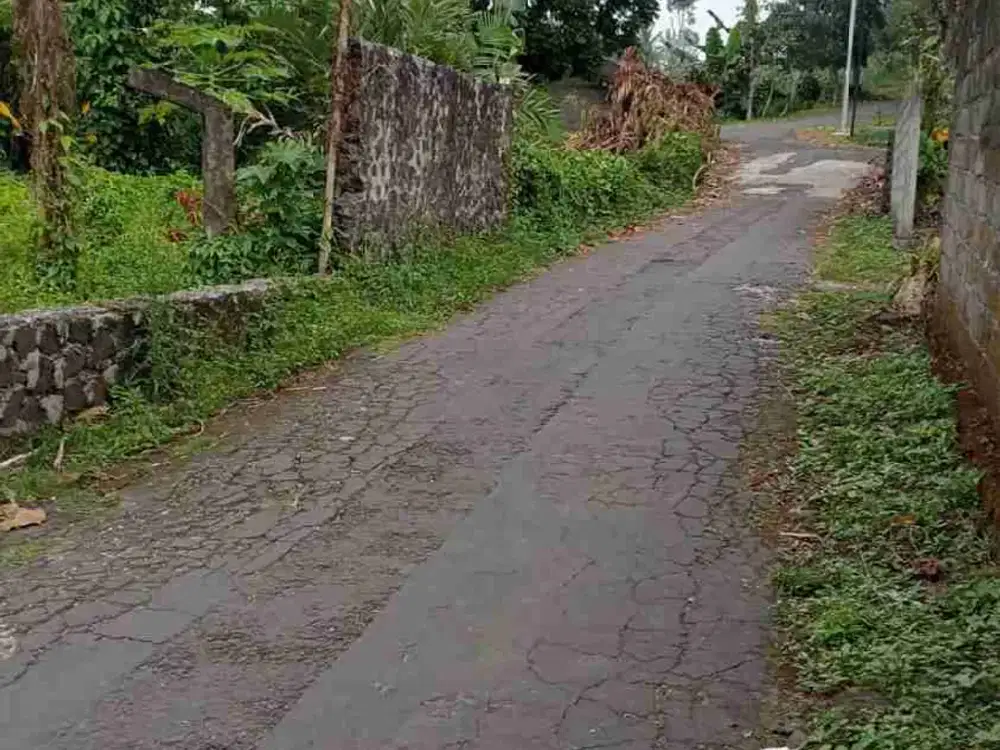 jual tanah luas 131m2 diutara kampus uii jl kaliurang atau barat pasar pakem