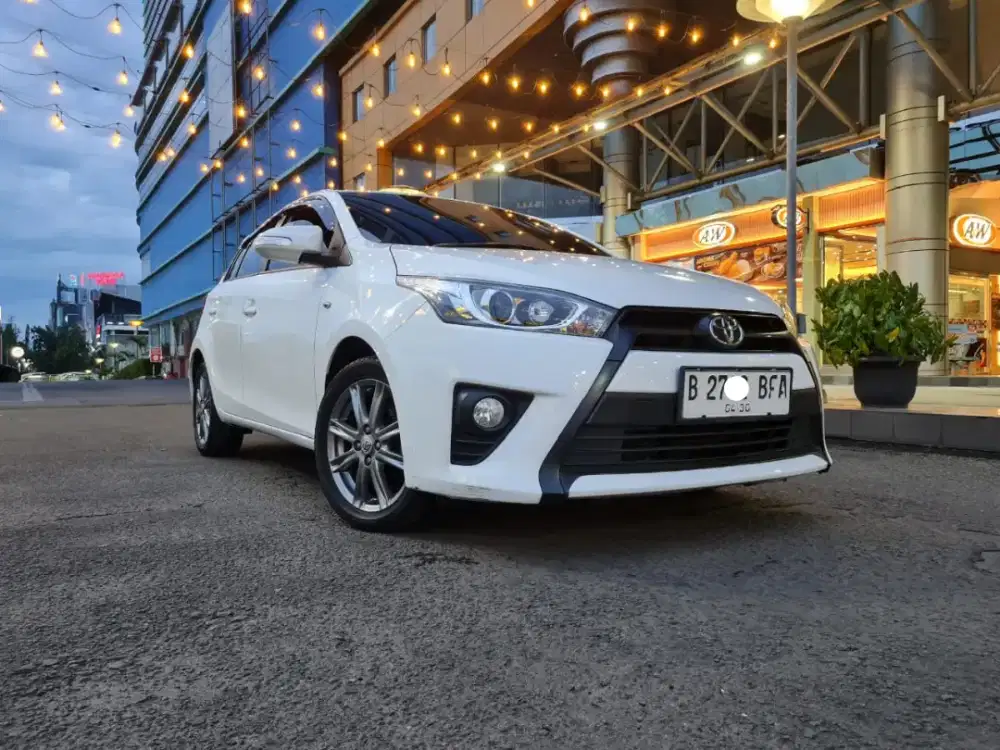(Km 50rb) Yaris G at putih 2015