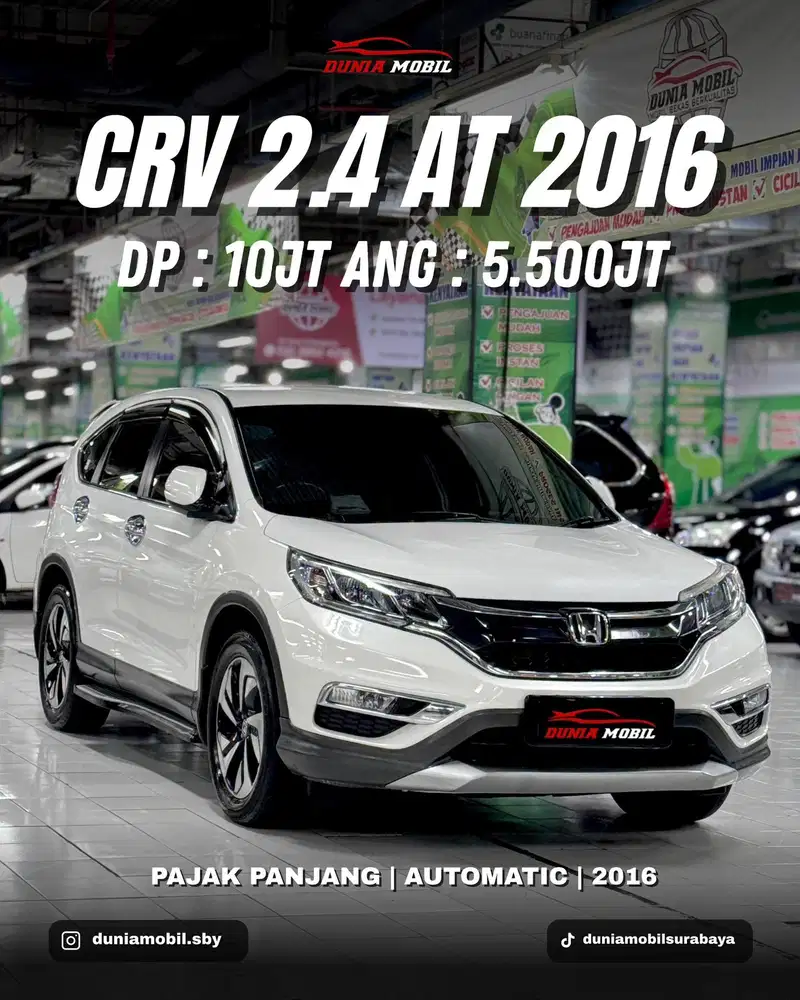 HONDA CRV AT 2016 Kondisi Istimewa Siap Pakai Bisa TT Prestige 2015