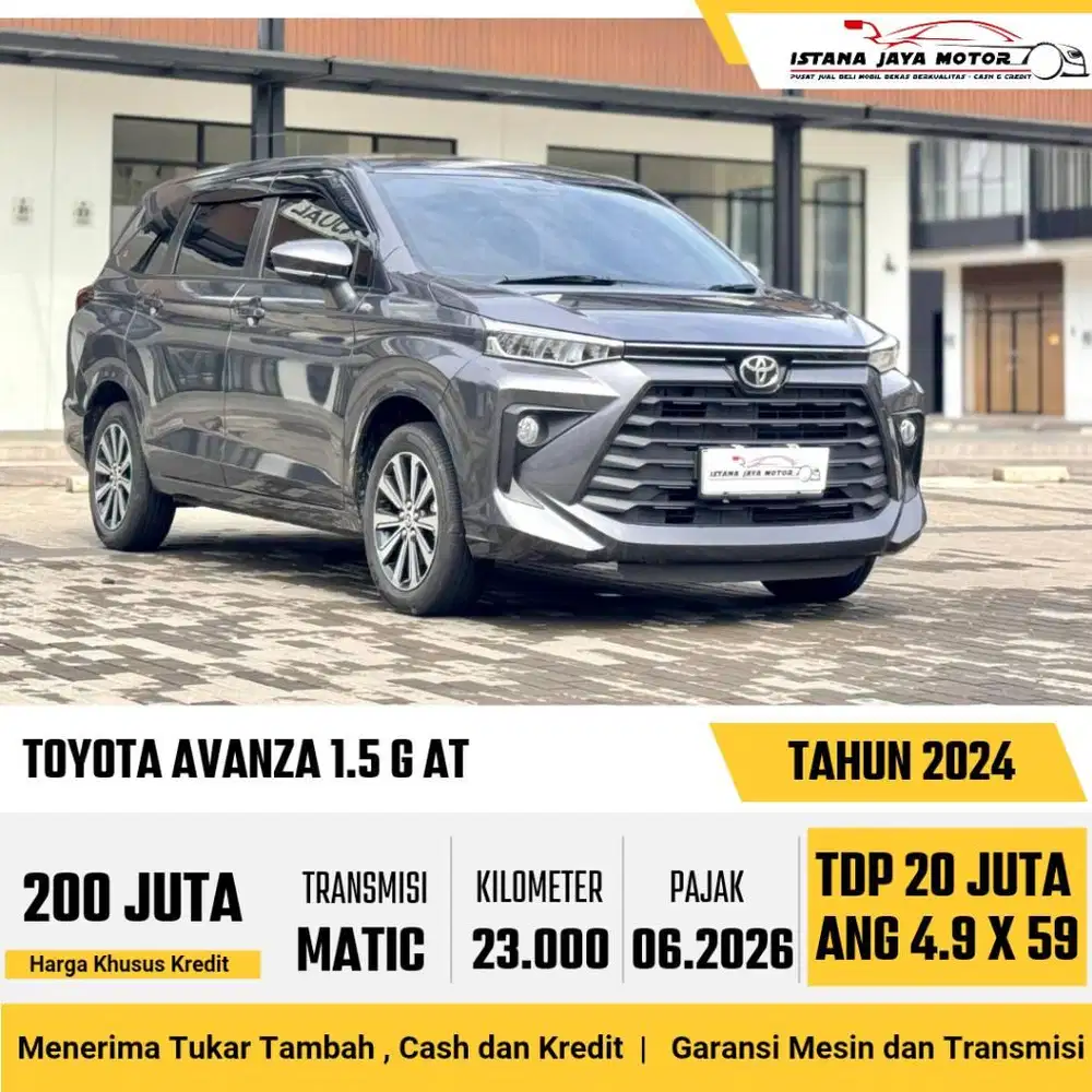 LIKE NEW Toyota Avanza 1.5 G AT 2024 Abu