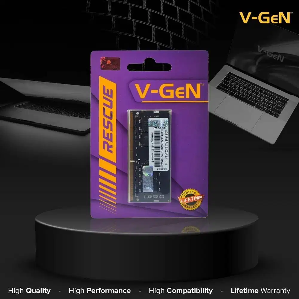 Ram Laptop VGeN Ddr4 4GB 2666MHz V-GeN