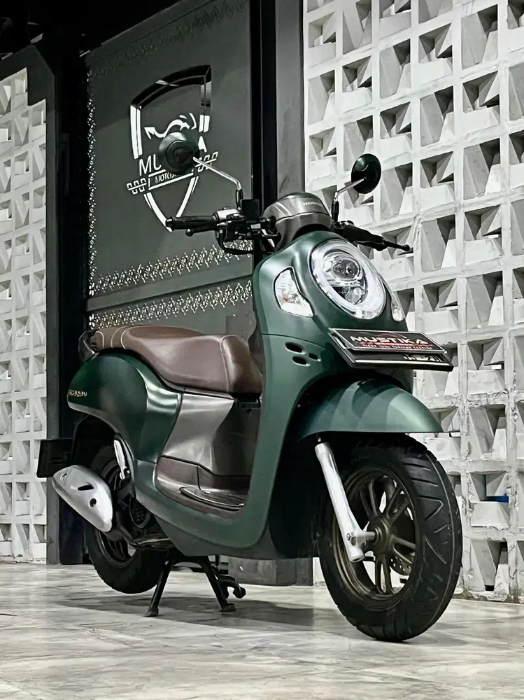 Honda Scoopy Prestige 2023 Green Matte. N Malang. DANNY Mustika Motor