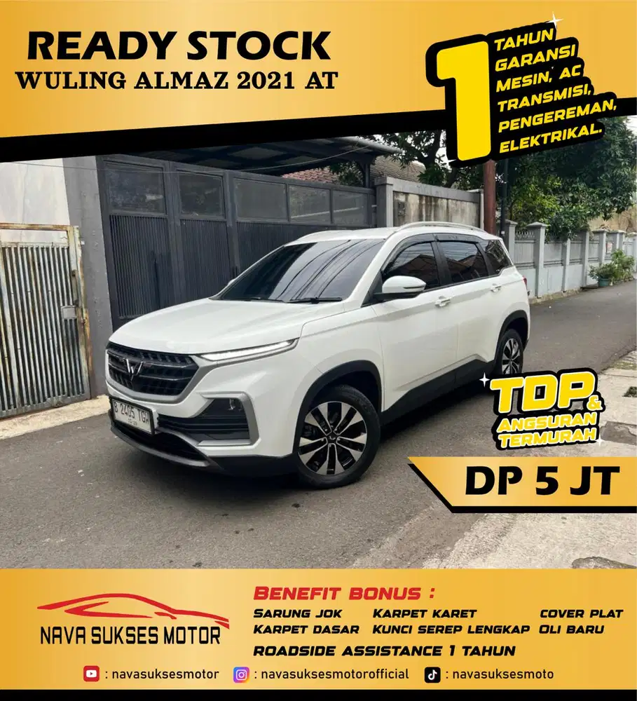 TDP 5 JUTA - WULING ALMAZ 2021