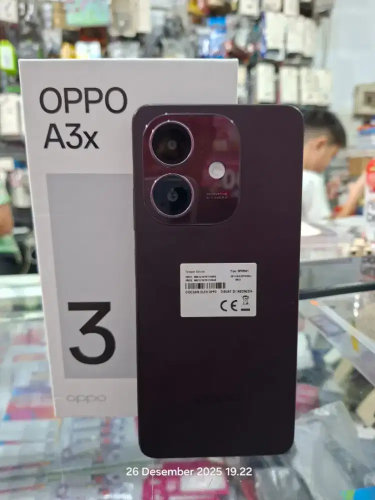 Oppo a3x warna coklat rasa baru