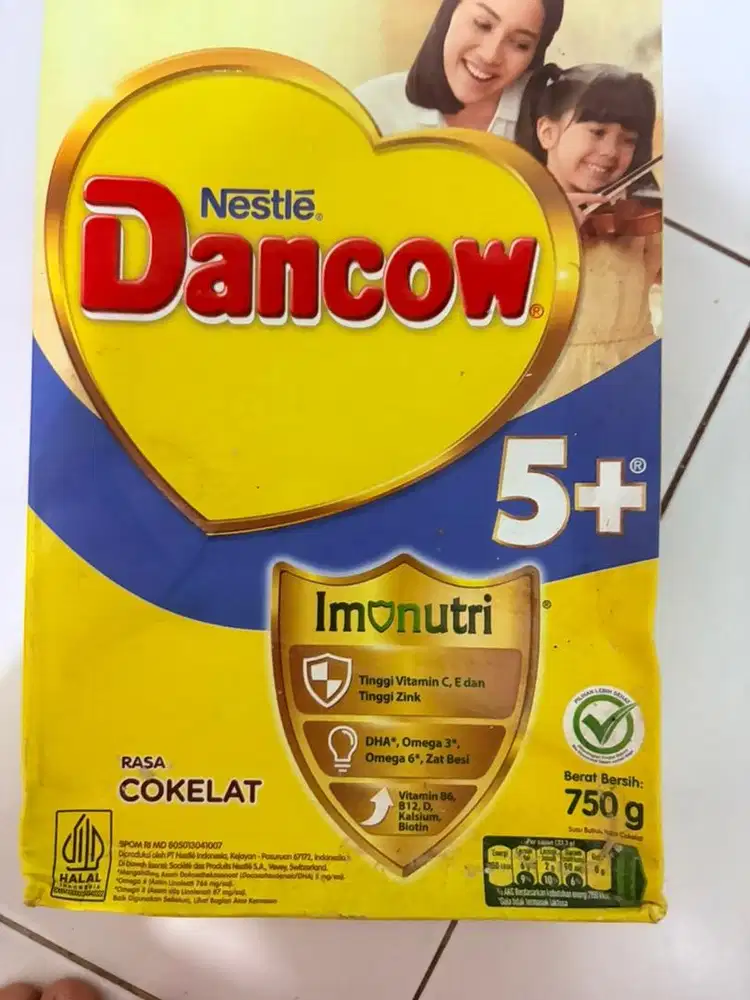 Susu dancow cokelat 5+ 750gram